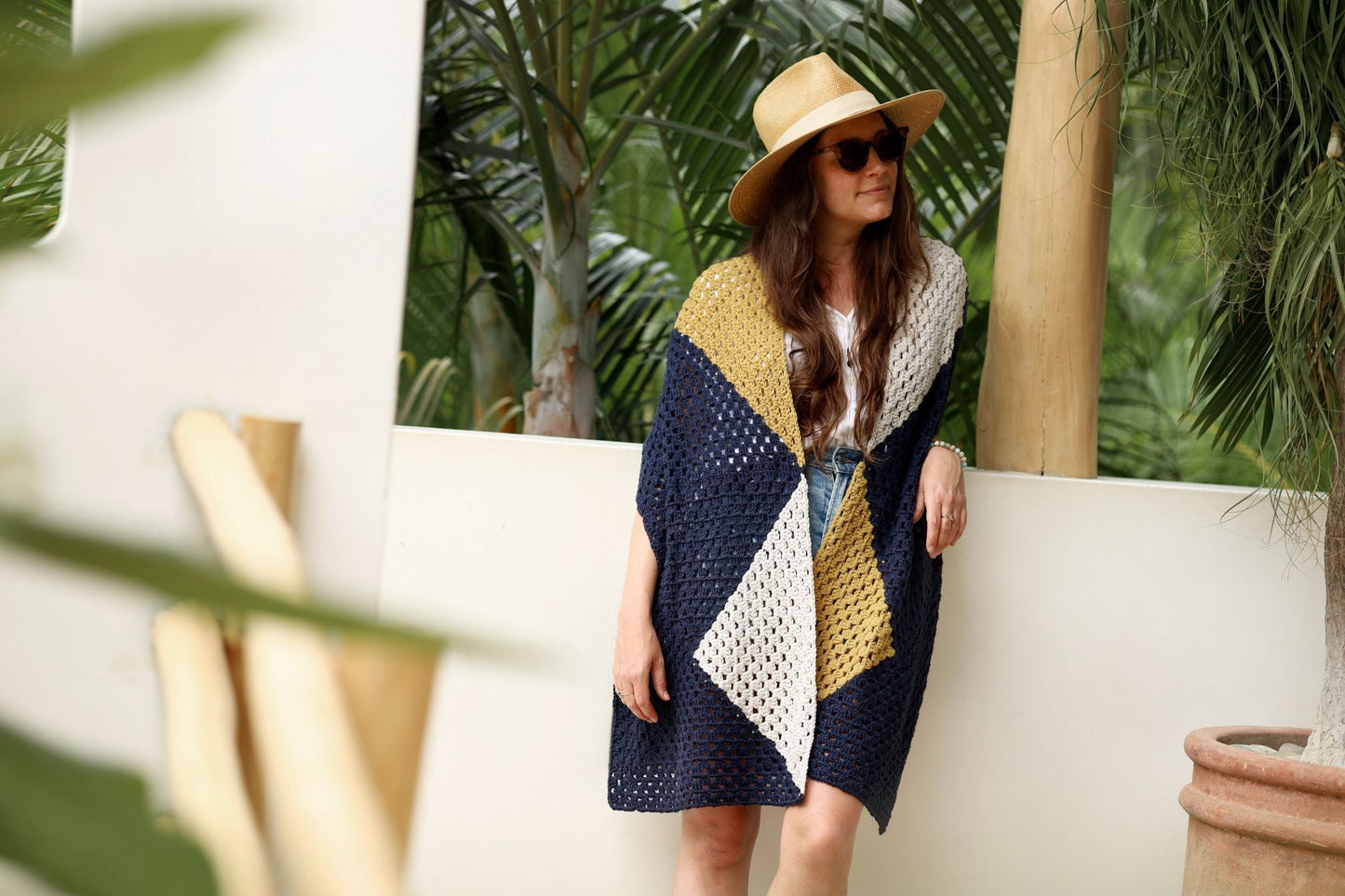 Geometry Wrap (Crochet)