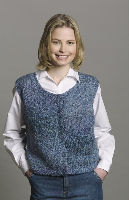 Homespun Vest Pattern (Knit)