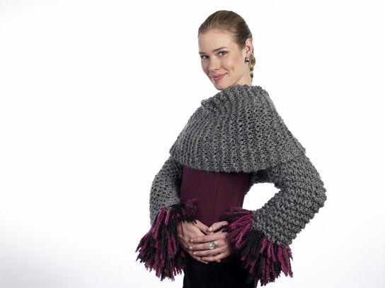 Criss-Cross Shrug (Knit)