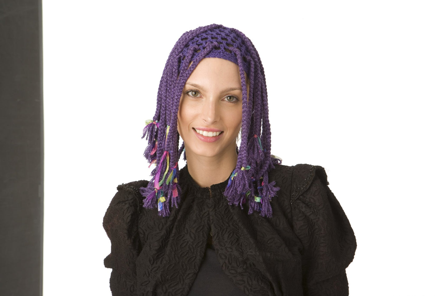 Purple Braids Wig Pattern (Crochet)