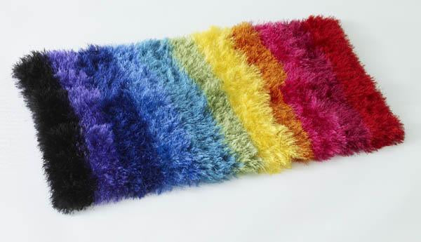 Joyful Rainbow Rug Pattern (Crochet)