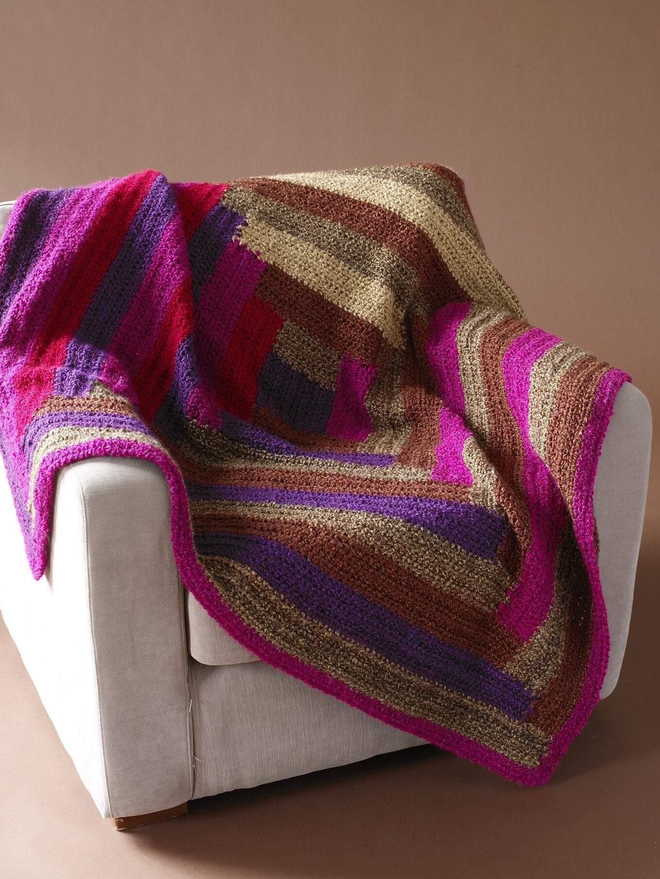 Log Cabin Afghan Pattern (Crochet)