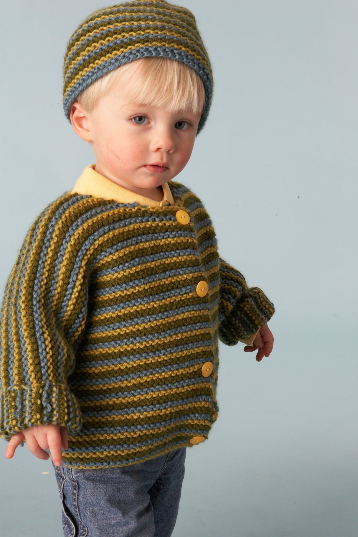 Blue Bubblegum Baby Set (Knit)