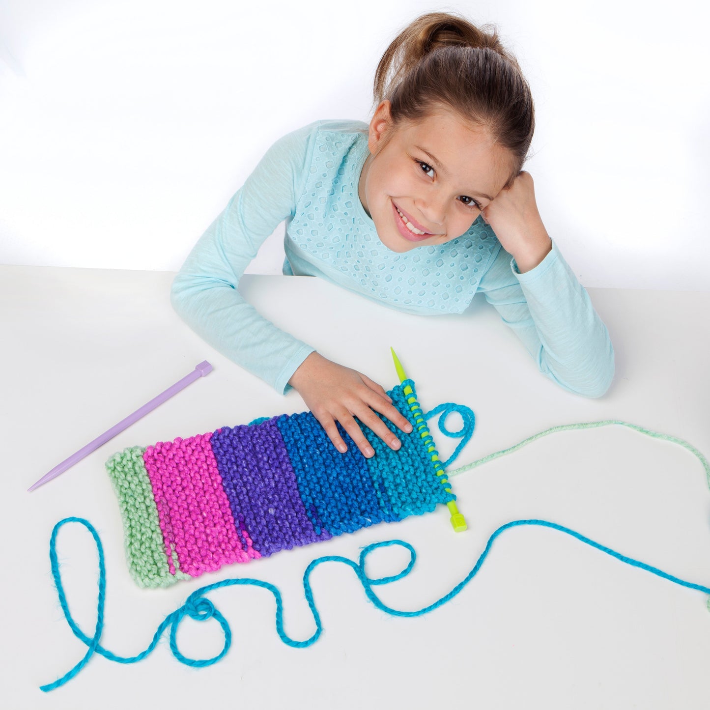 Learn to Knit Pocket Scarf
