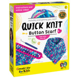 Quick Knit Button Scarf thumbnail
