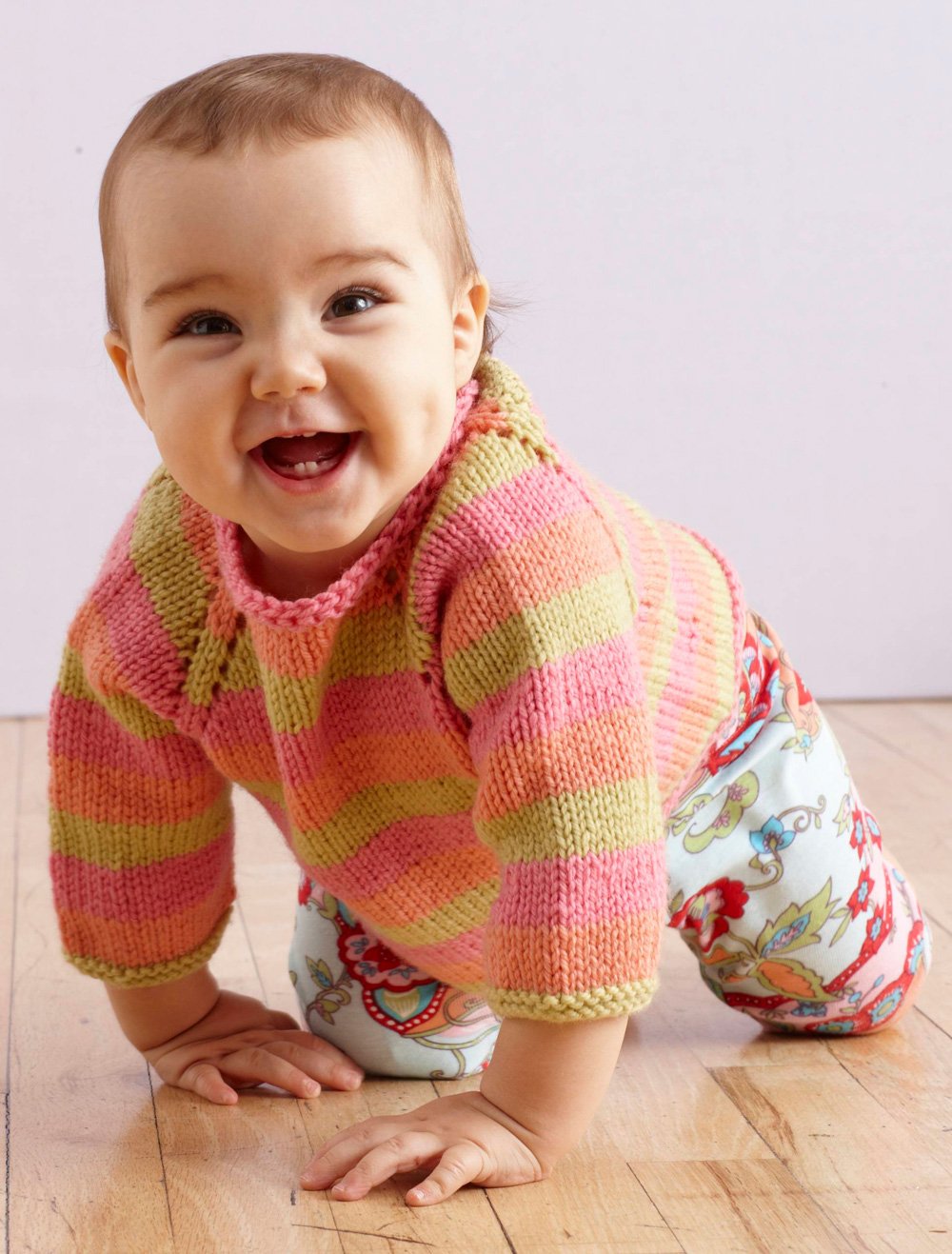 Sunrise Stripes Pullover Pattern (Knit)