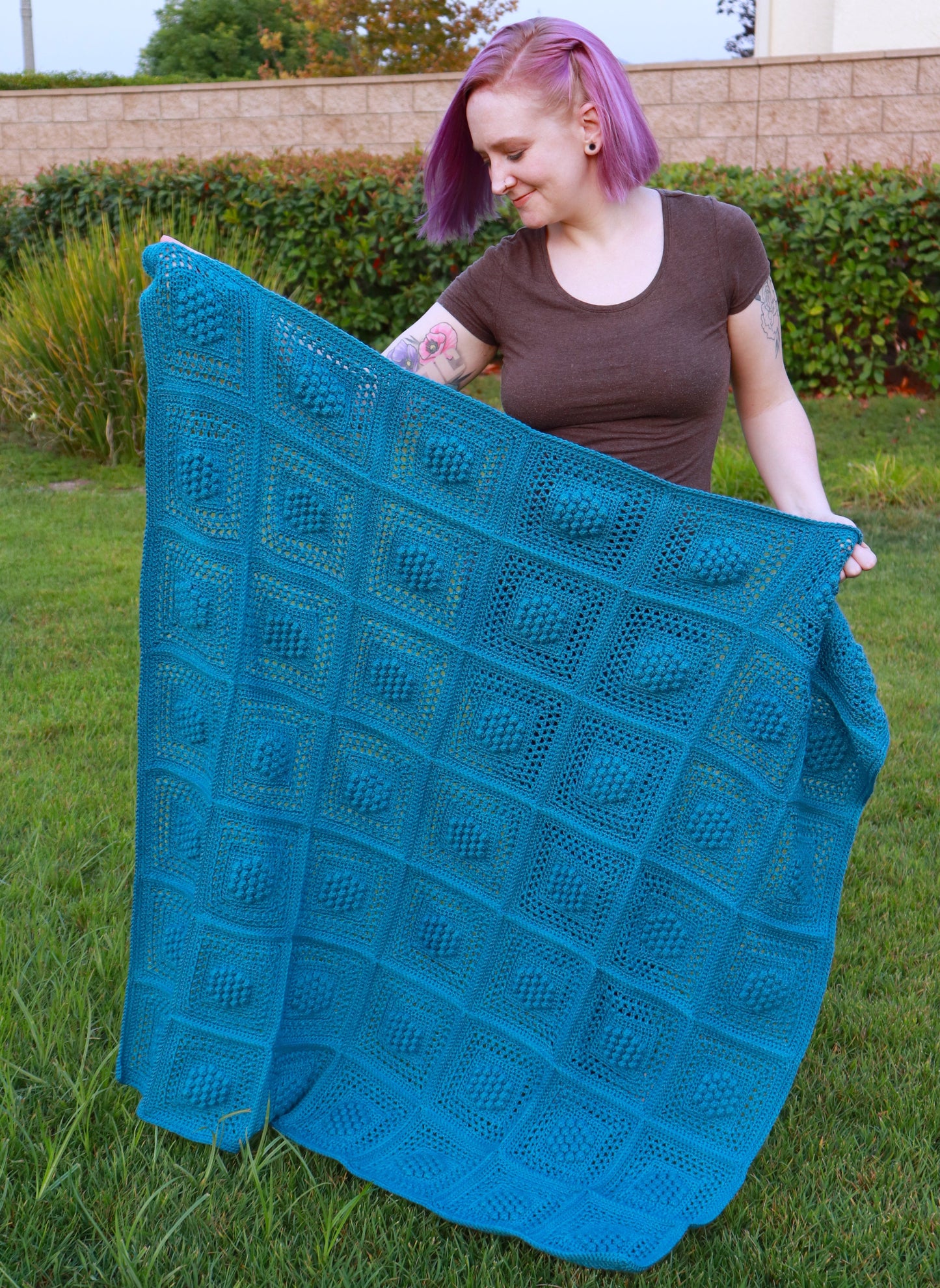 Crochet Kit - Winterberry Throw