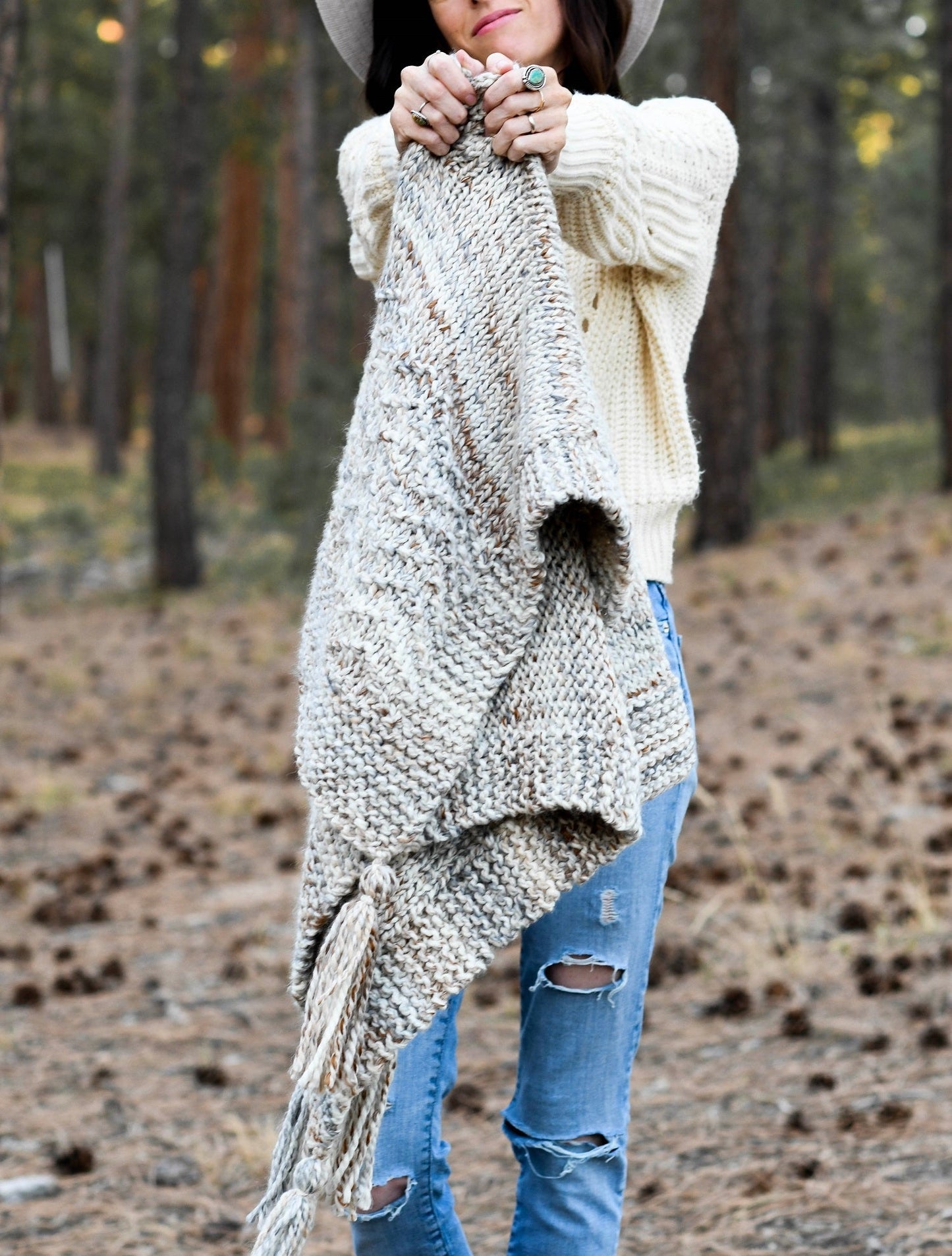 Knit Kit - Modern Mountain Throw