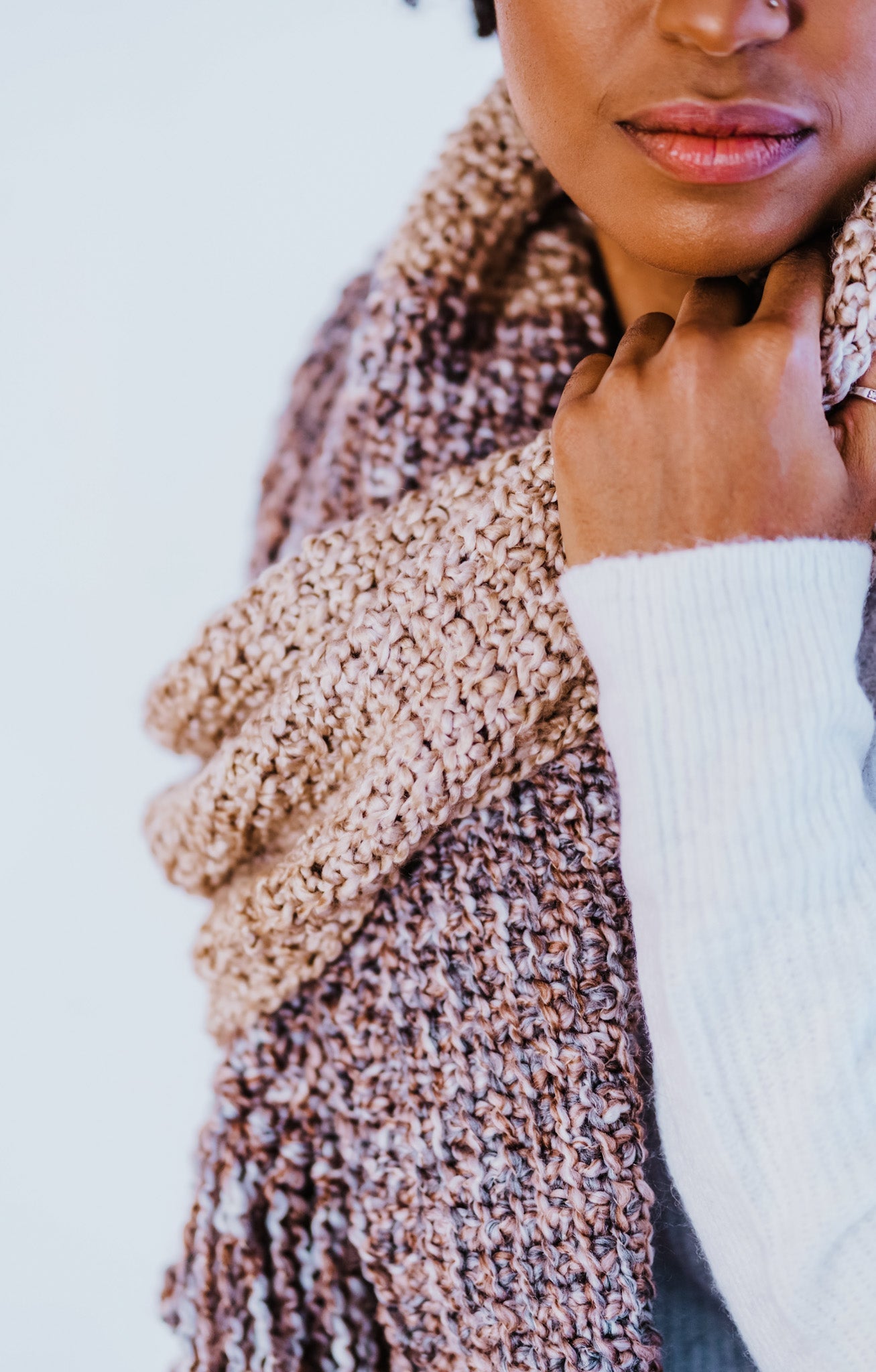 Crochet Kit - Bobbi Fringe Scarf