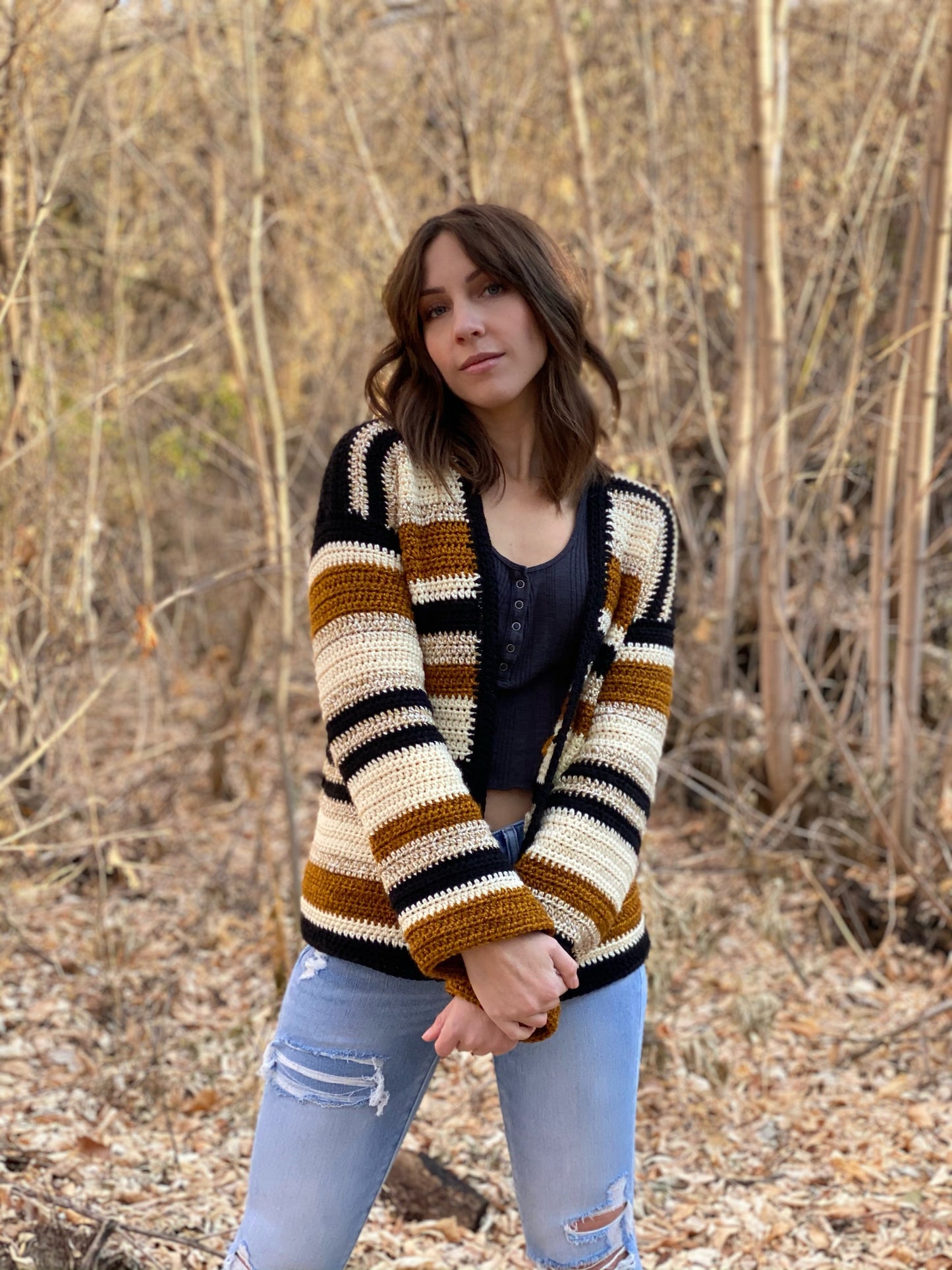 Crochet Kit - Morning Coffee Cardigan