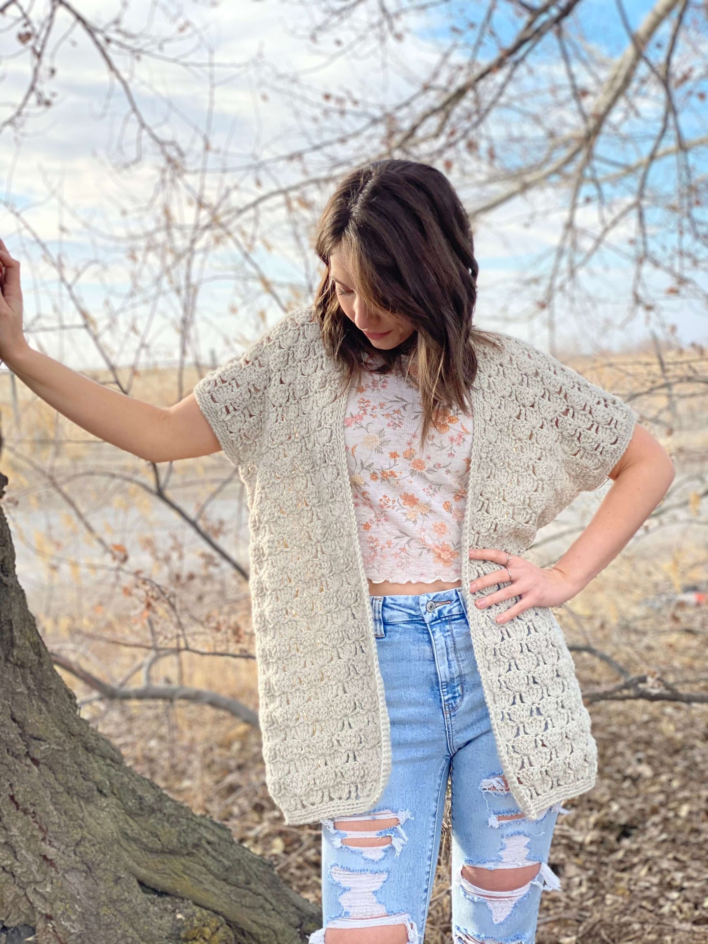 Crochet Kit - Wild Bloom Cardigan