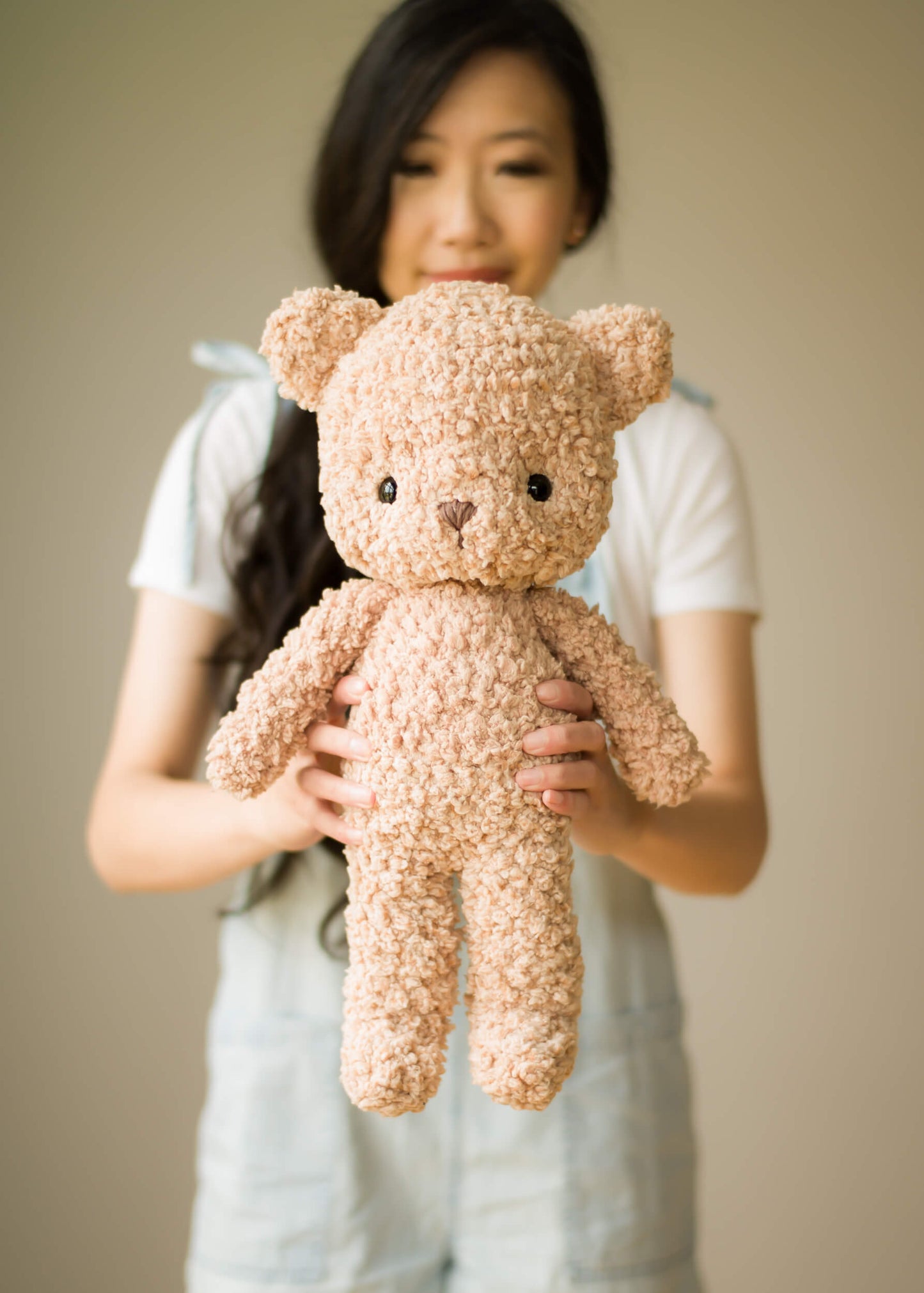 Crochet Kit - Fleece Teddy and Bunny