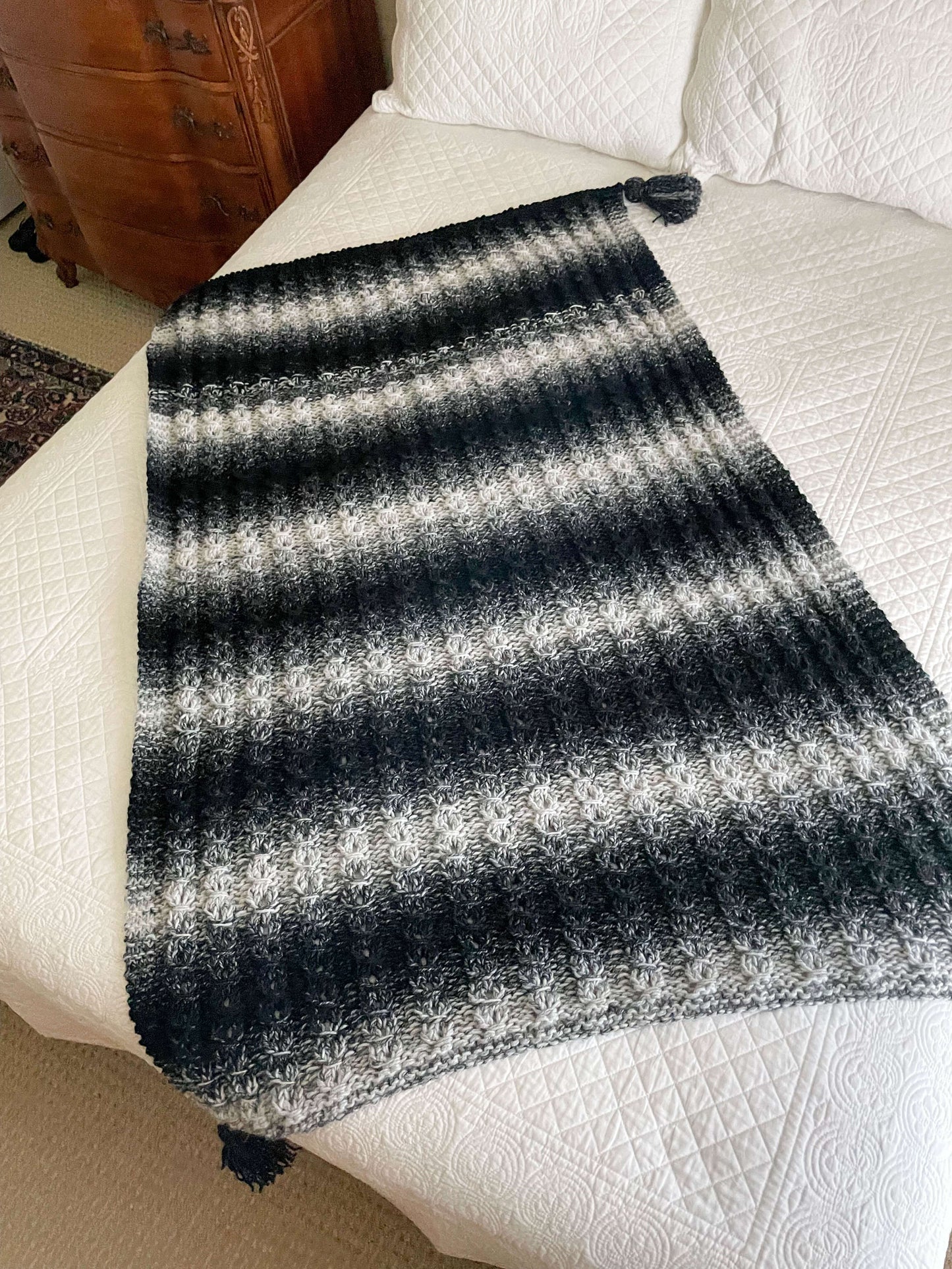 Knit Kit - Faux Cable Blanket