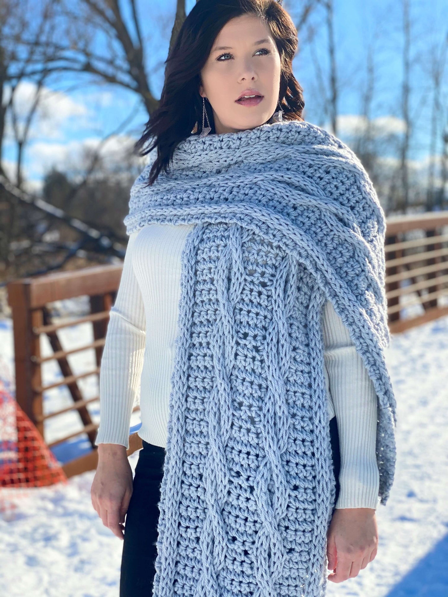 Crochet Kit - Live Loop Cable Wrap