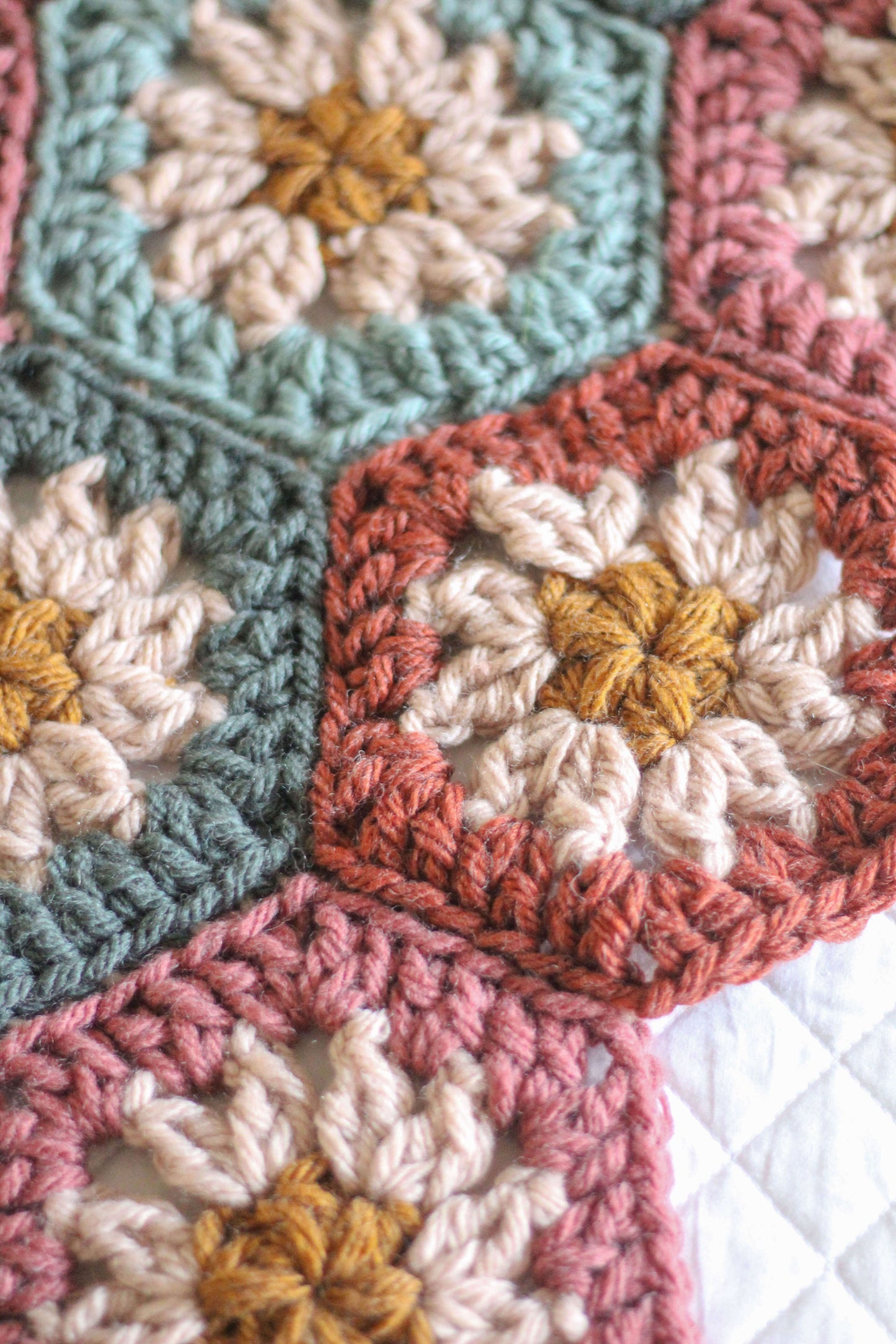 Crochet Kit - Harvest Hexi Quilt