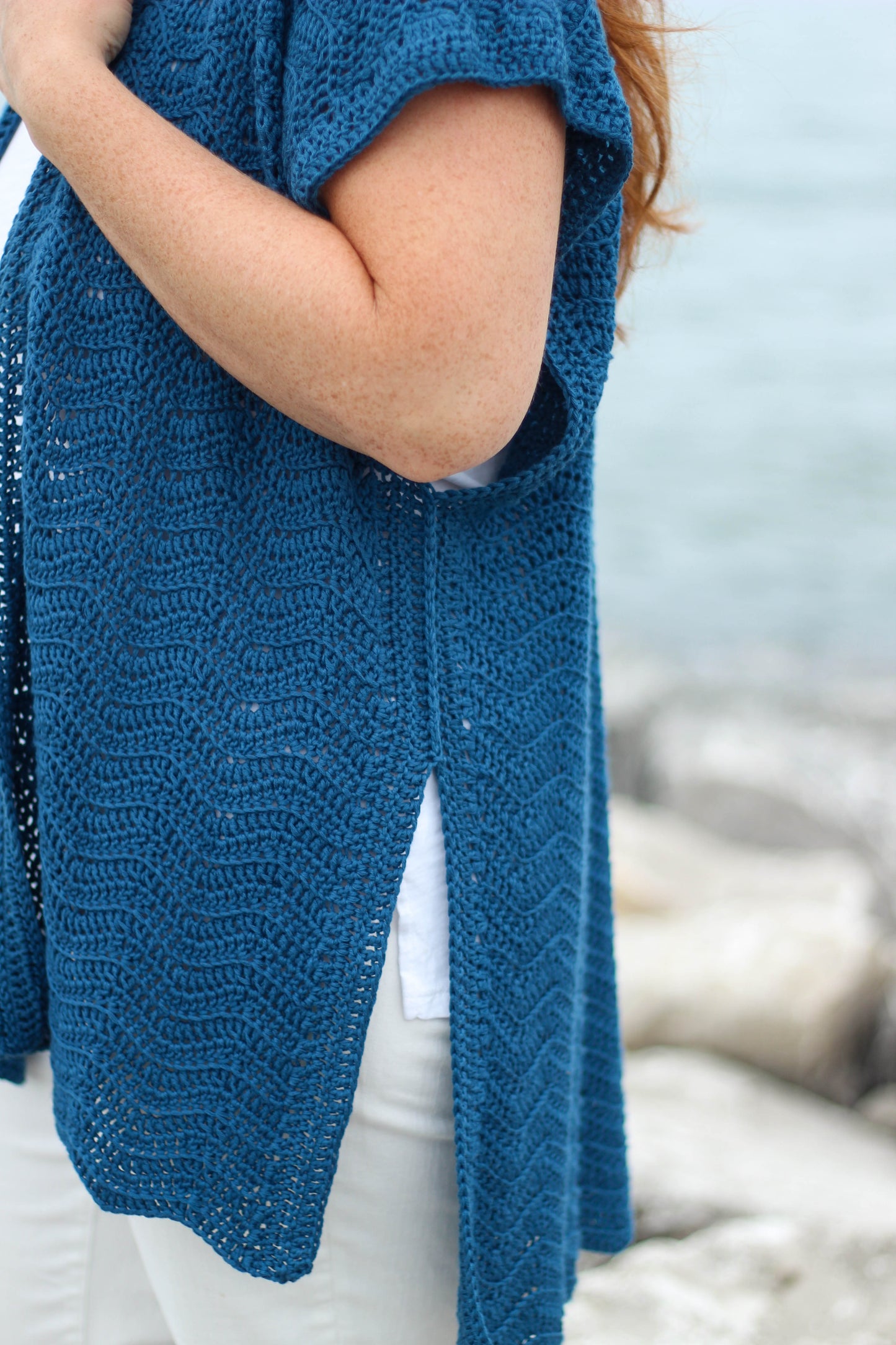 Crochet Kit - Tidal Wave Ruana