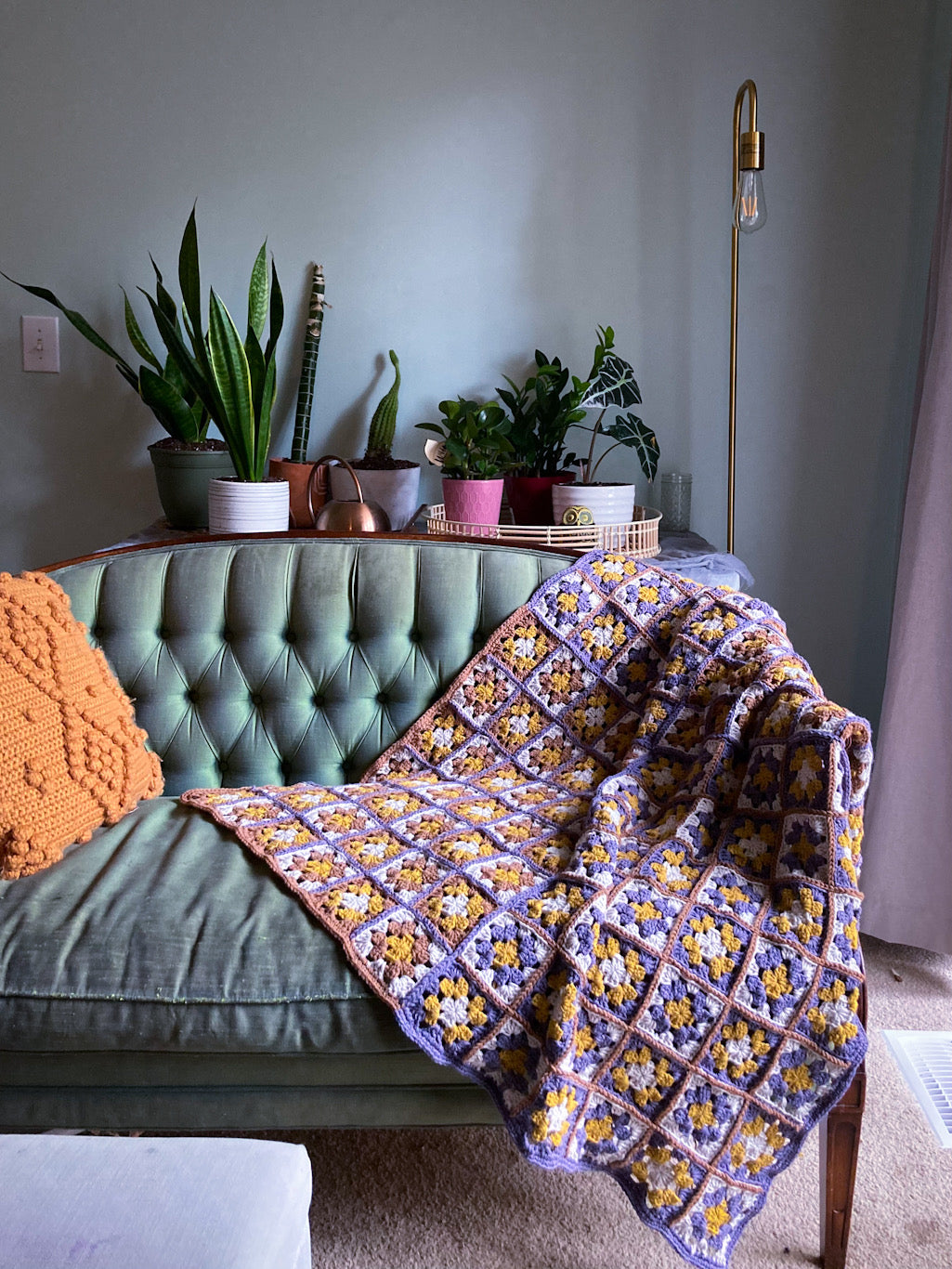 Crochet Kit - Granny Check Heirloom Blanket