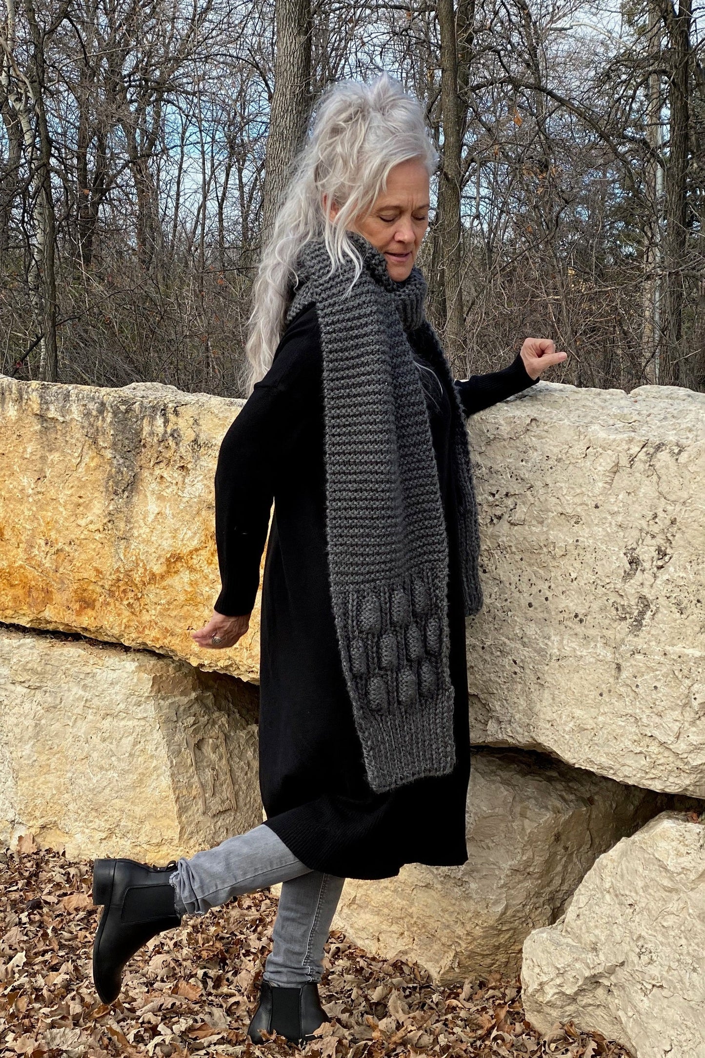 Knit Kit - The Bobble Scarf