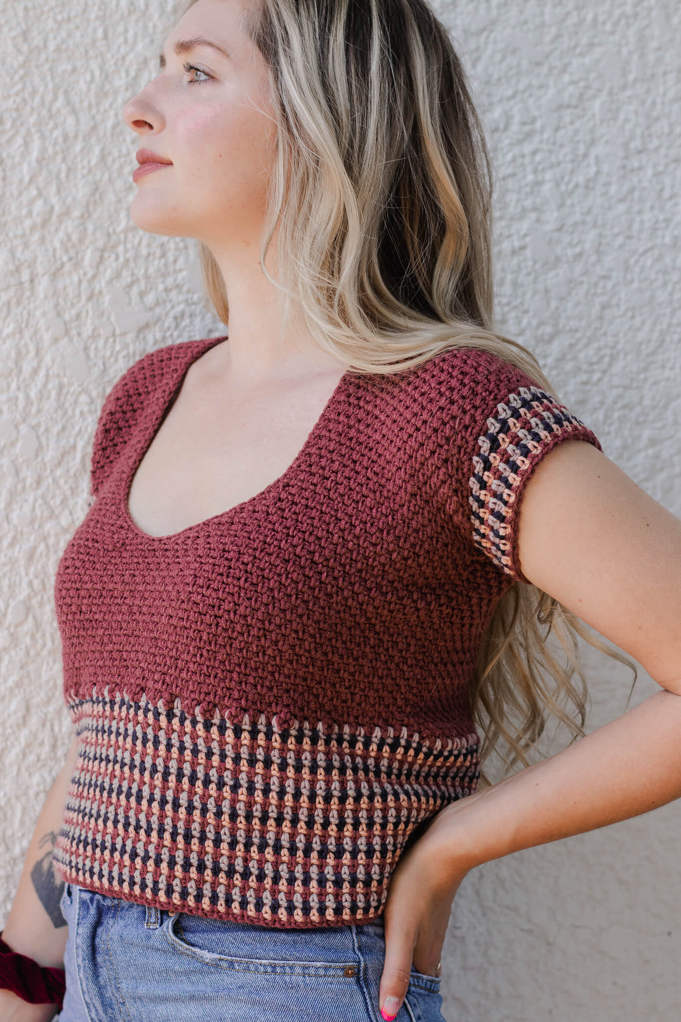 Crochet Kit - Jewel Tone Tee
