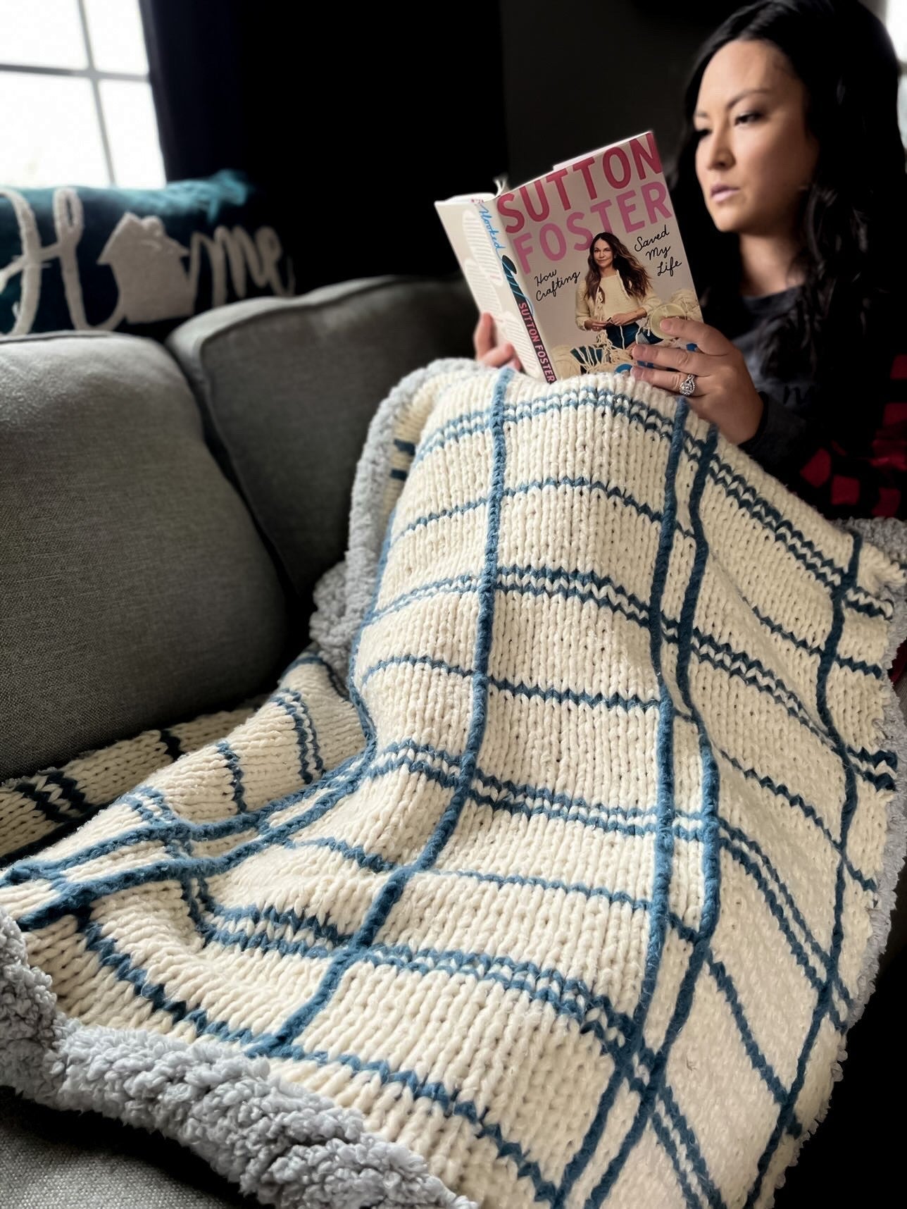 Knit Kit - Flannel and Fleece Lapghan