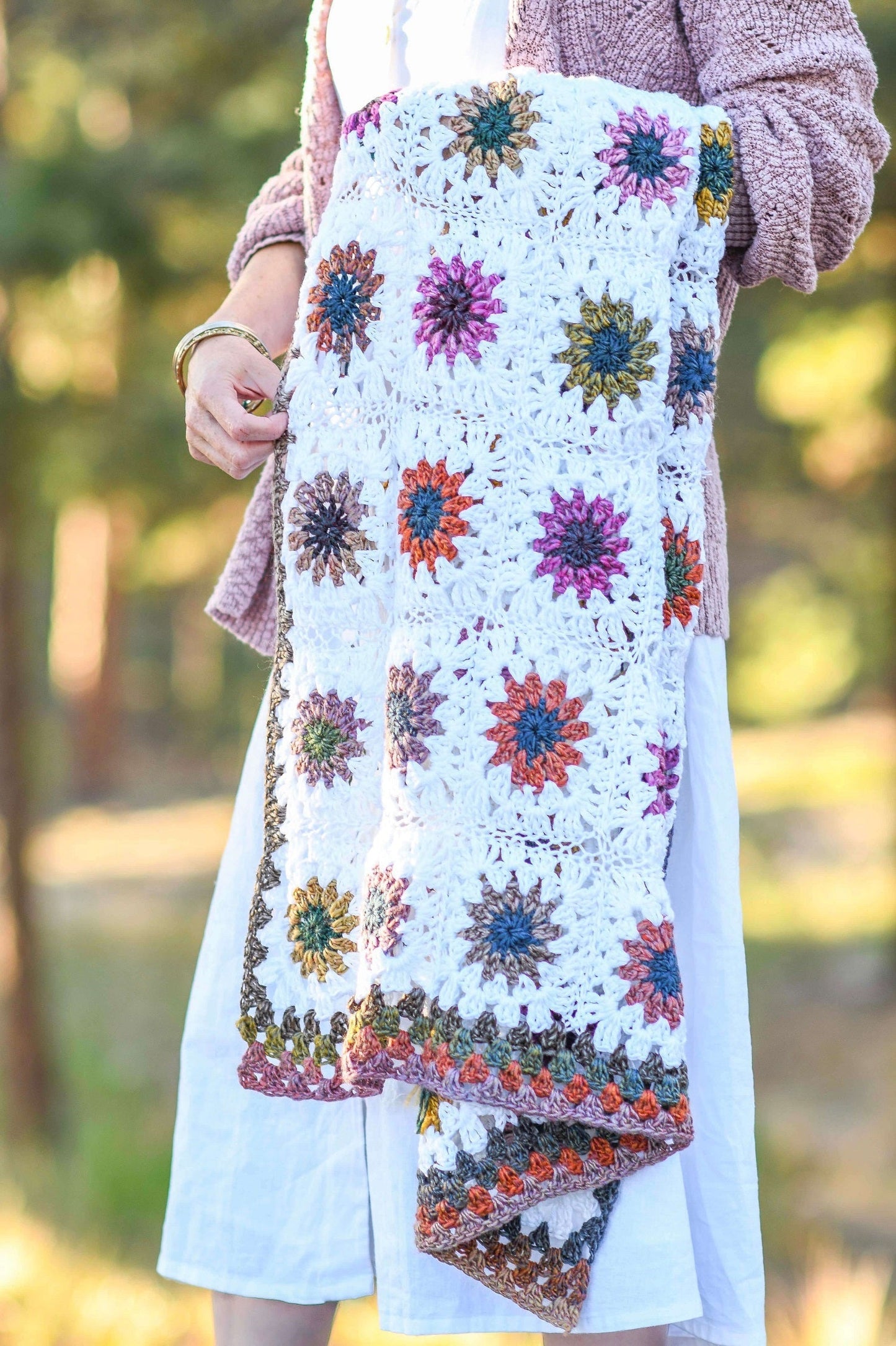 Crochet Kit - Meadow Flowers Blanket