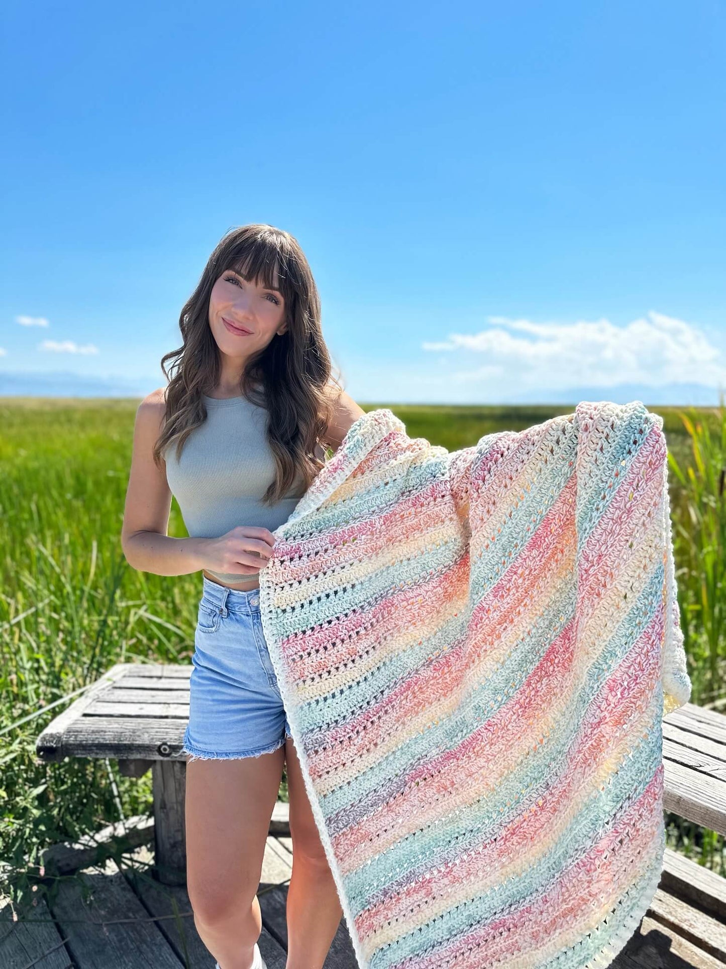 Crochet Kit - The Fairy Floss Throw