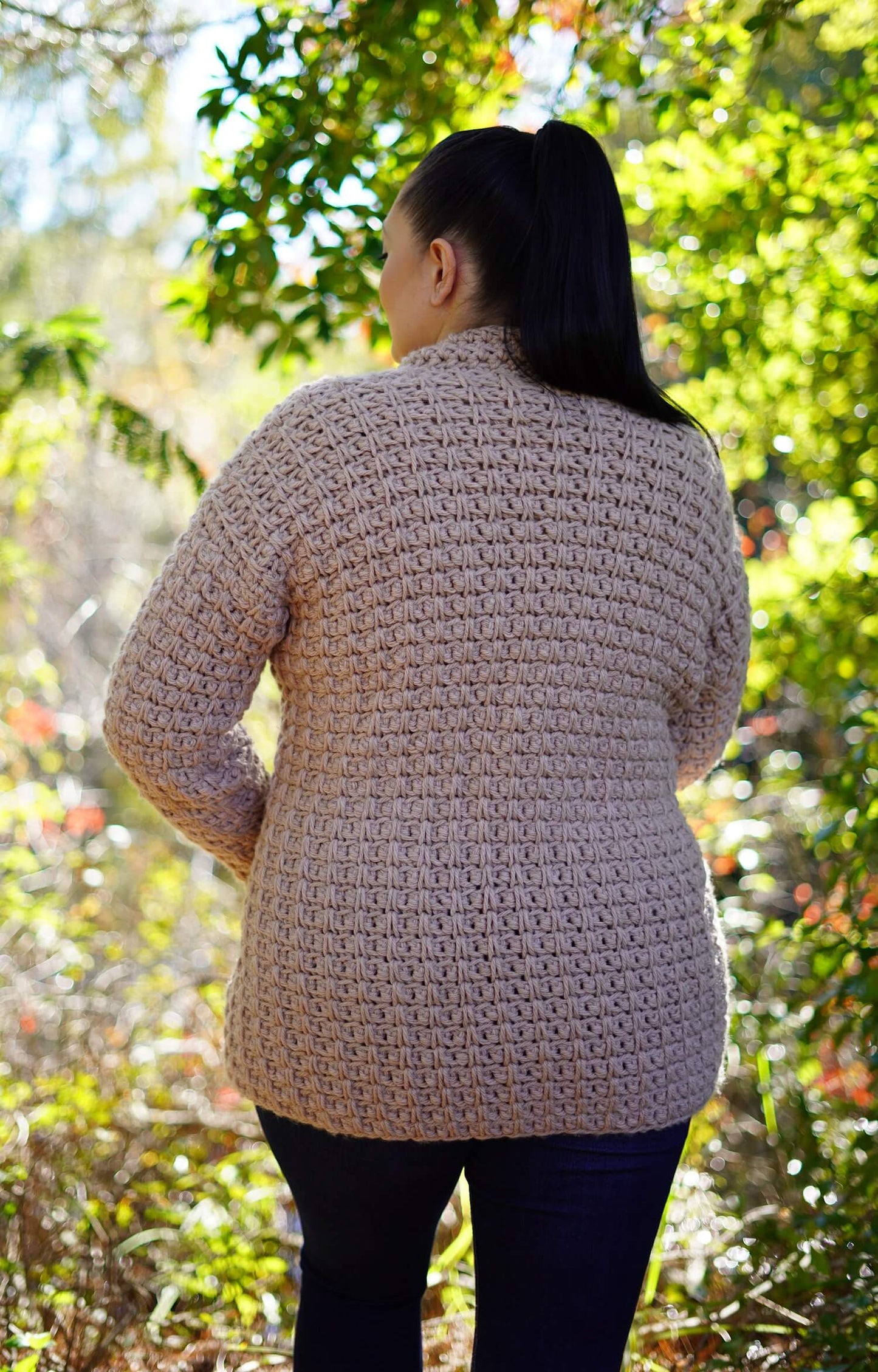 Crochet Kit - Faux Knit Cardigan
