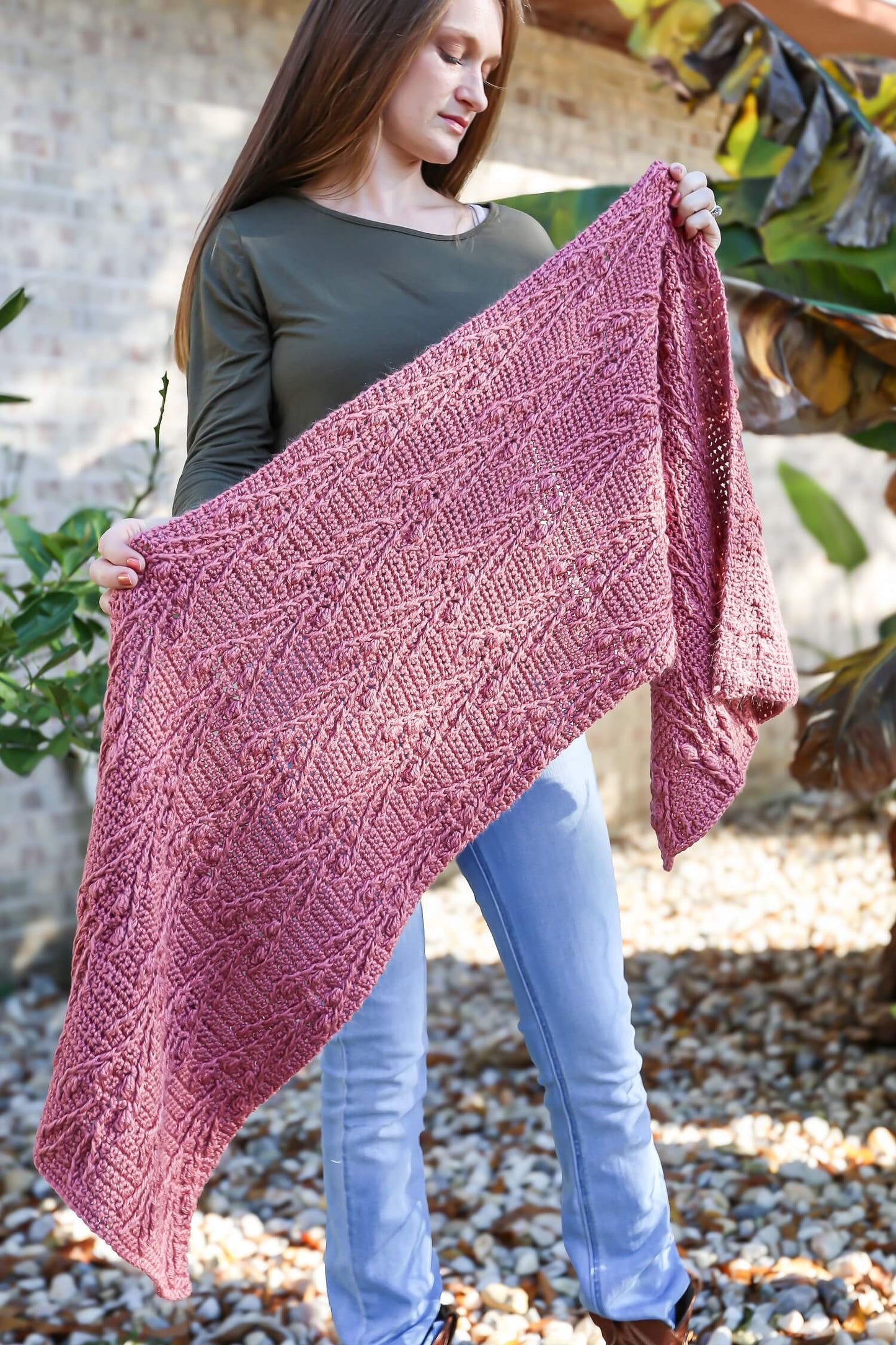 Crochet Kit - Garden Wrap