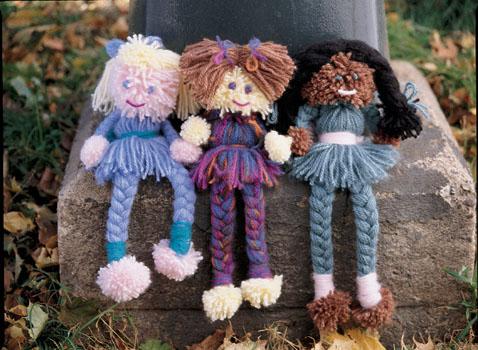 Pom Pom dolls Pattern (Crafts)