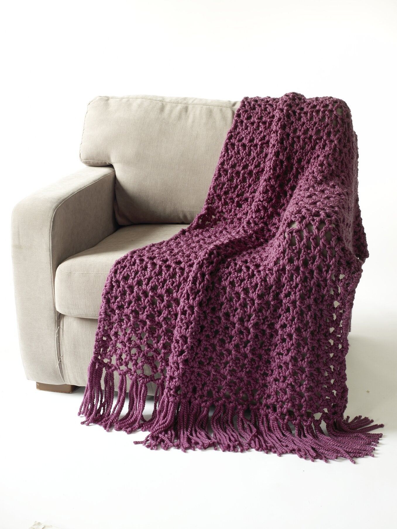 5 & 1/2 Hour Throw Pattern (Crochet)
