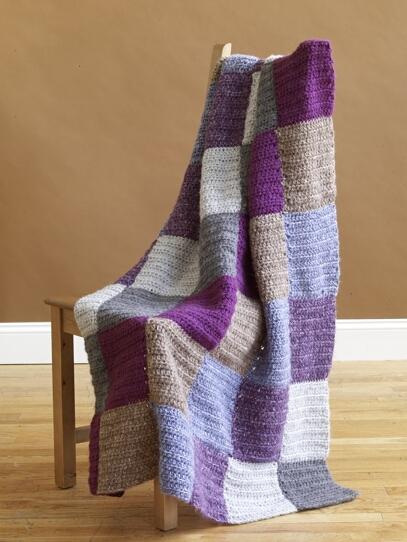 Bold Blocks Afghan Pattern (Crochet)