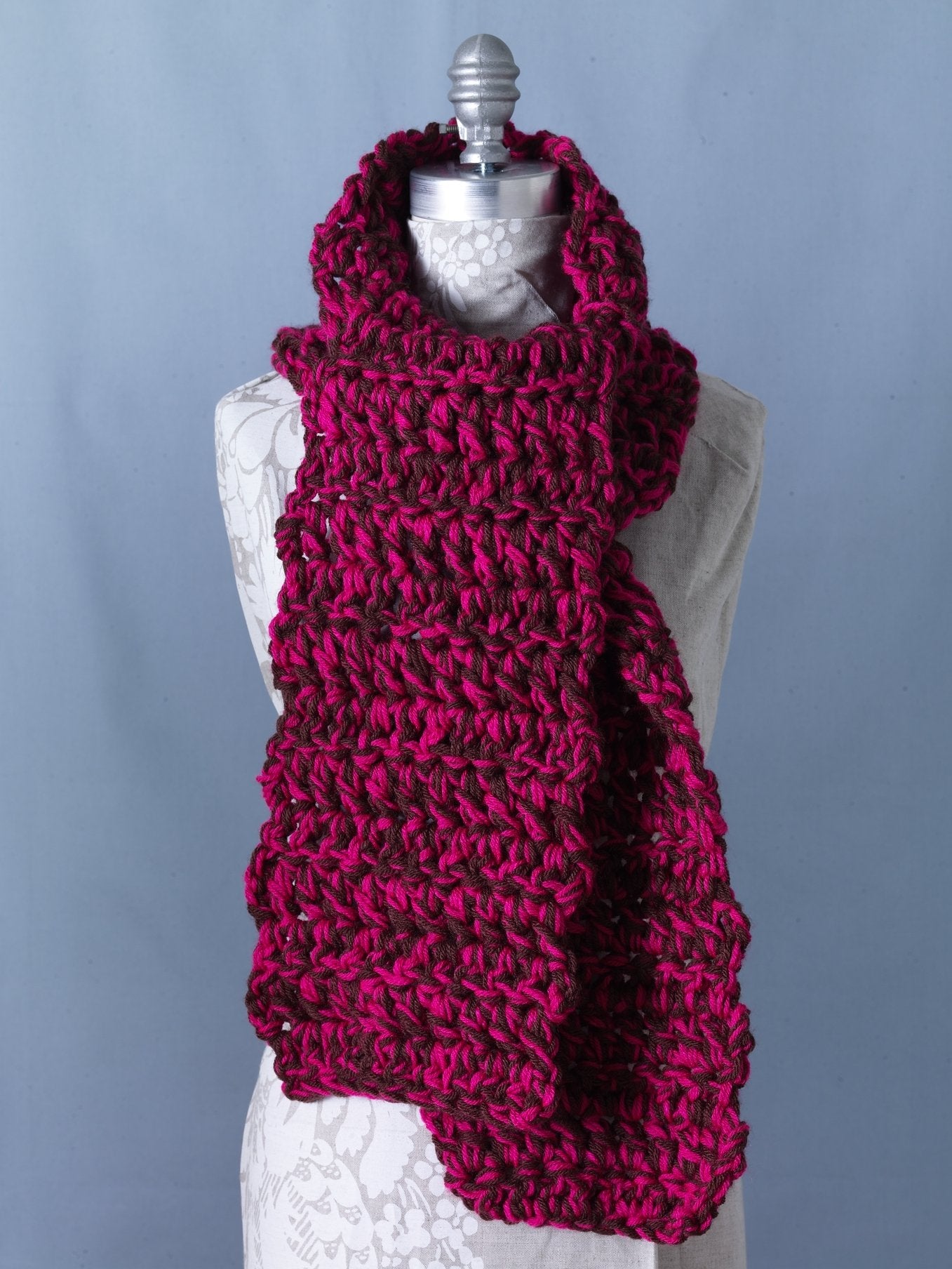 Carnaby Tweed Scarf Pattern (Crochet)