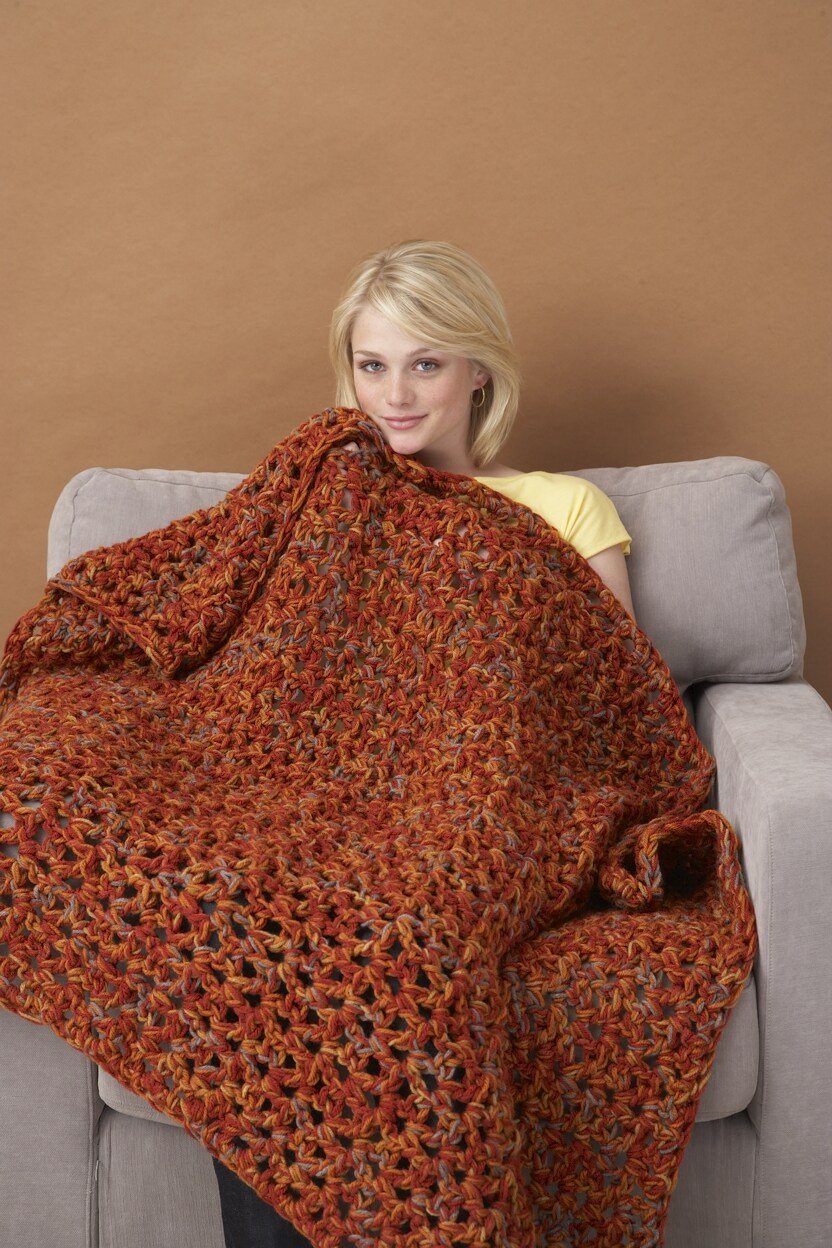 Crochet 5 1/2 Hour Throw Pattern (Crochet)