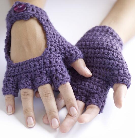 Crochet Driving Gloves (Crochet)
