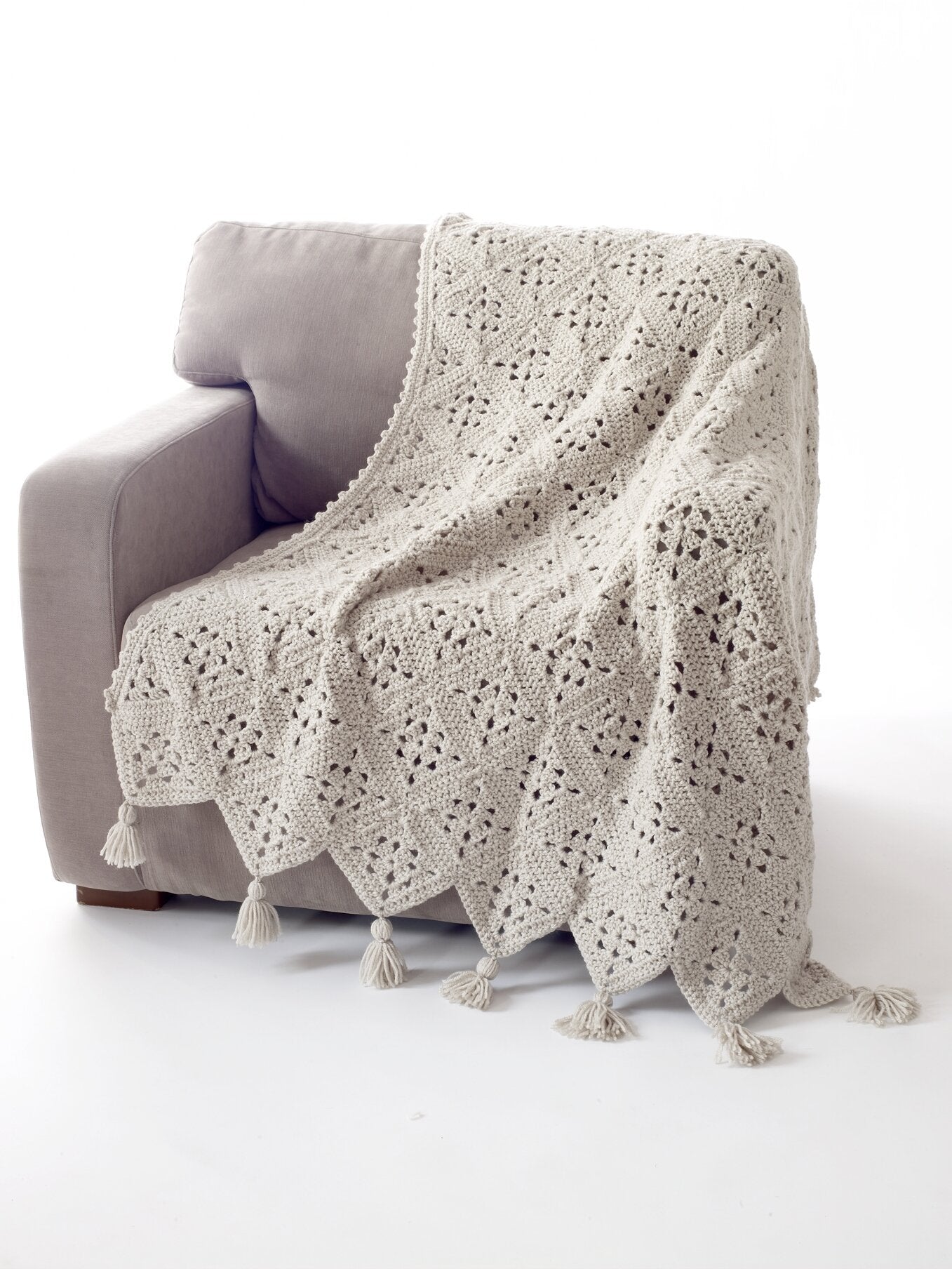 Diagonal Granny Afghan Pattern (Crochet)