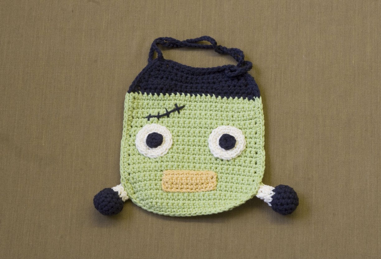 Frank N Stein Bib Pattern (Crochet)
