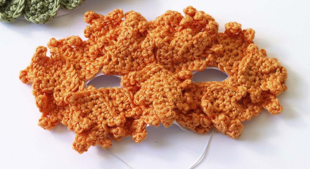 Leaf Mask Pattern (Crochet)