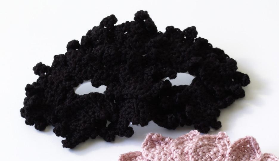 Leaf Mask Pattern (Crochet)