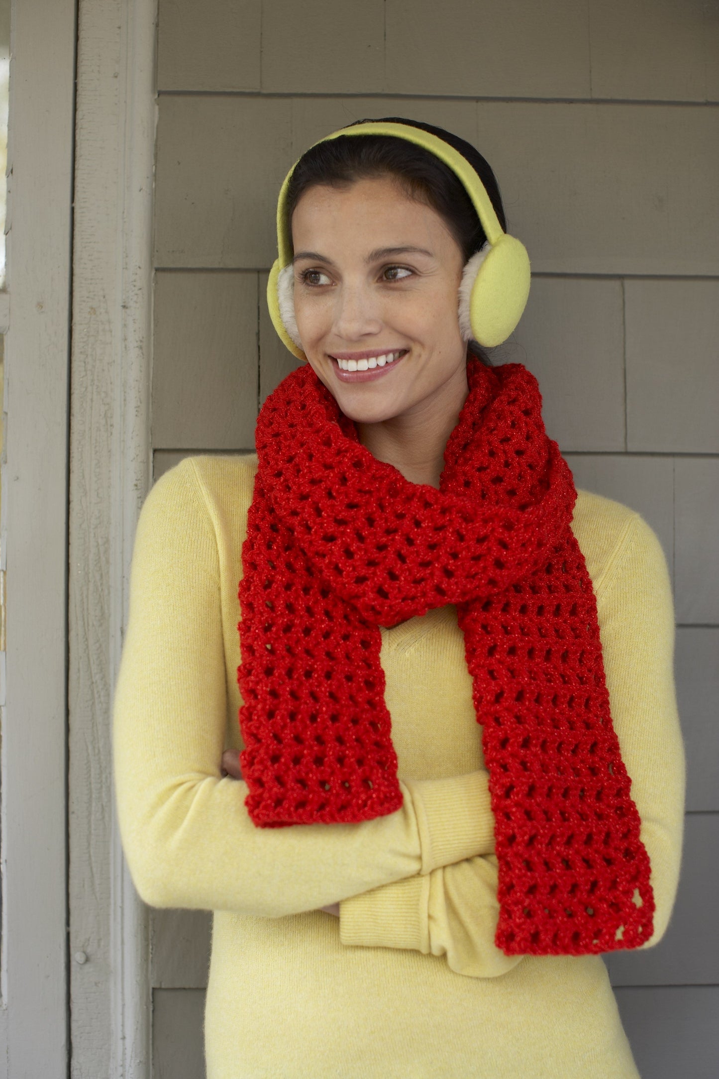 Mini Glam Scarf (Crochet)