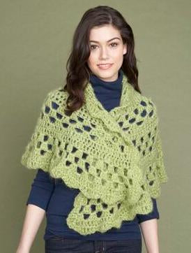 One ball Half moon Shawl Pattern (Crochet)