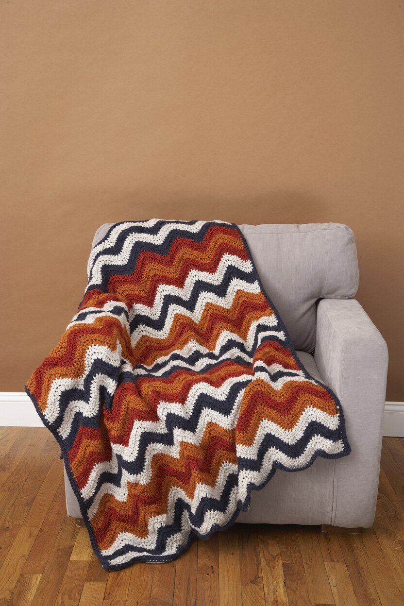 Ripple Afghan Pattern (Crochet)