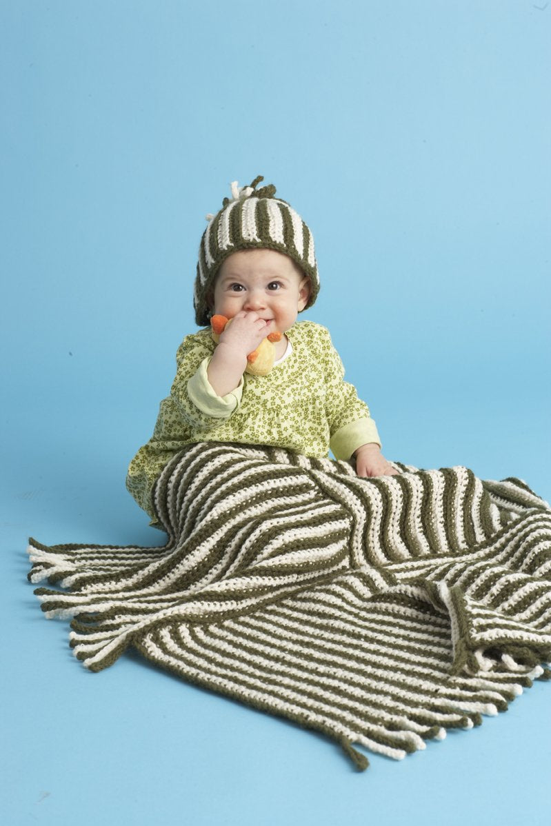 Squiggles Baby Blanket Pattern (Crochet)