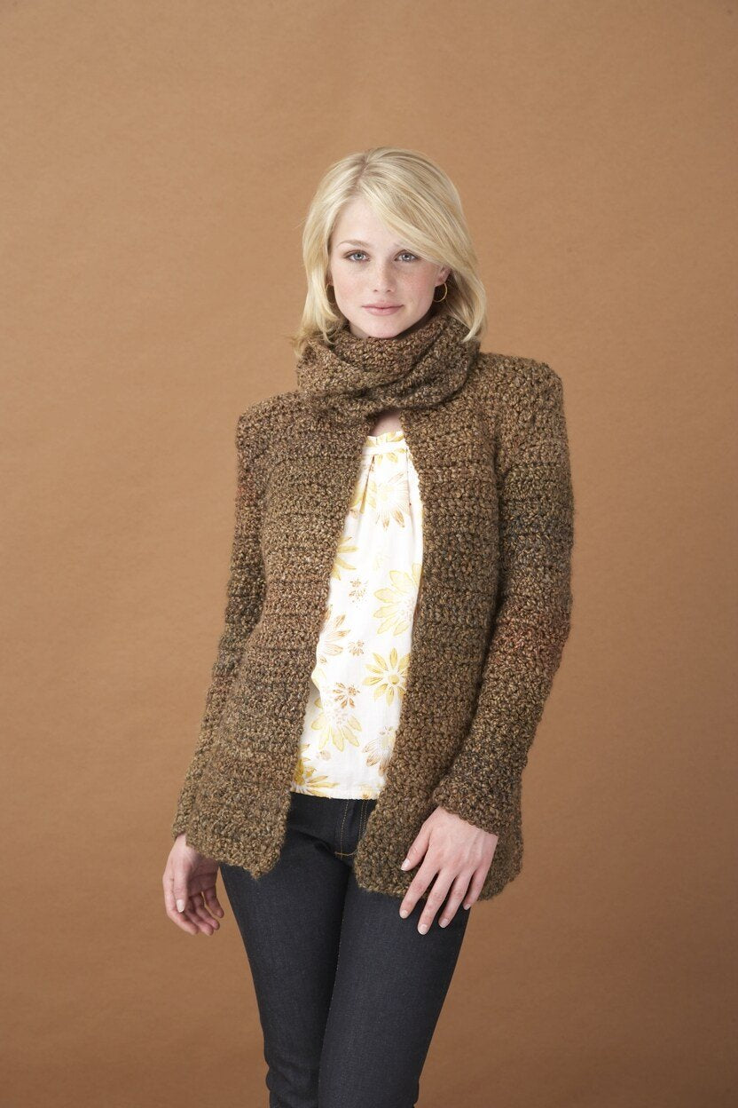 Vintage Tie Jacket Pattern (Crochet)