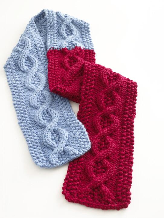 Cable Scarf Pattern (Knit)