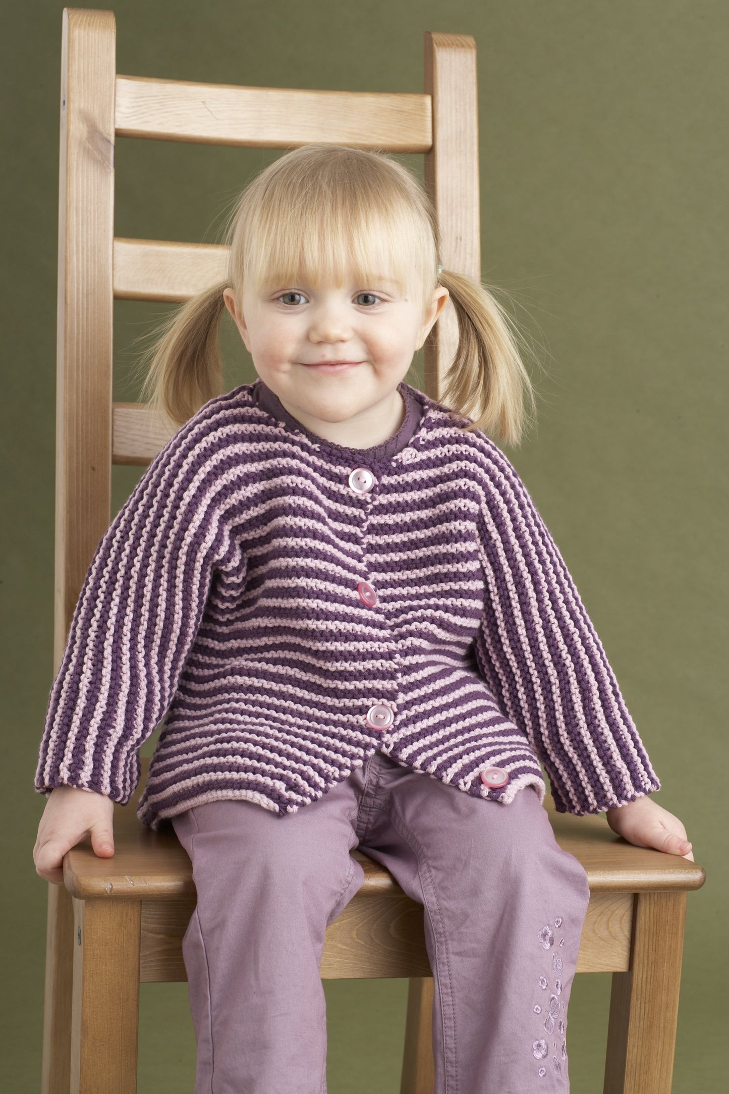 Cheerful Baby Cardigan Pattern (Knit)