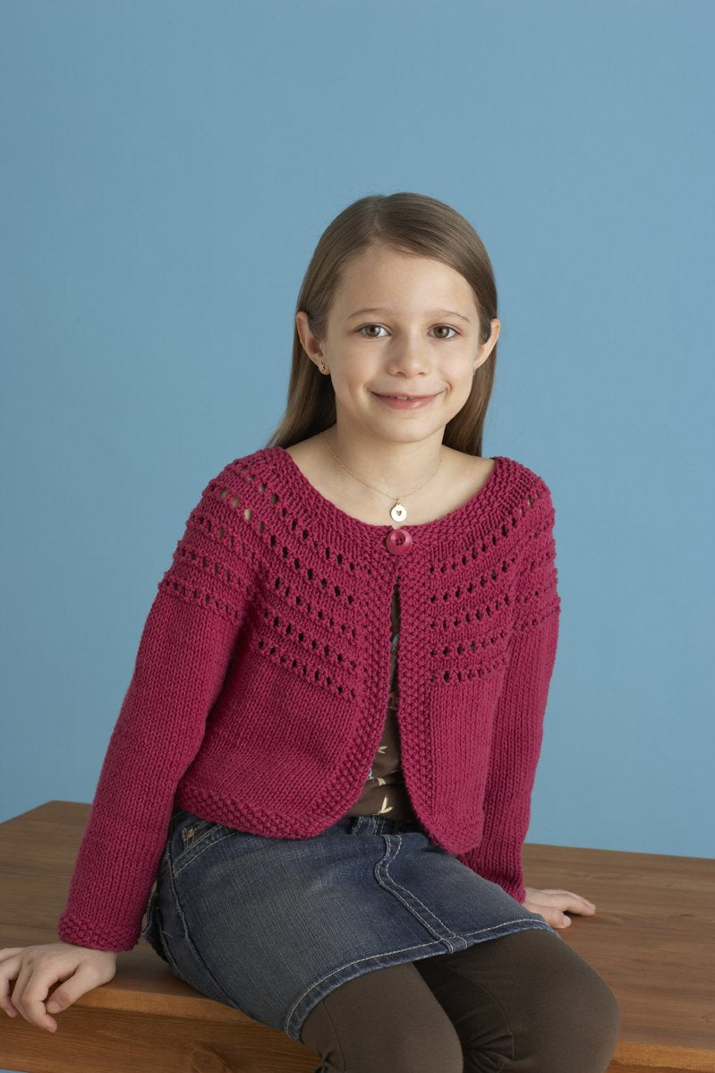 Fresh Picked Color 3 4 Sleeve Cardigan Pattern (Knit)