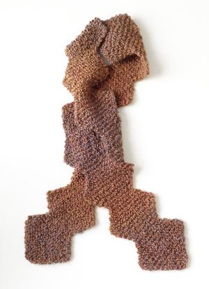 Painted Zig Zag Scarf Pattern (Knit)