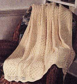 Patchwork Sampler Afghan Pattern (Knit)