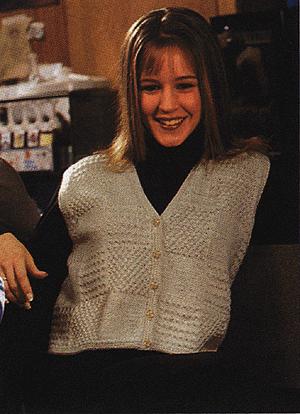 Patchwork Textured Vest (Knit)