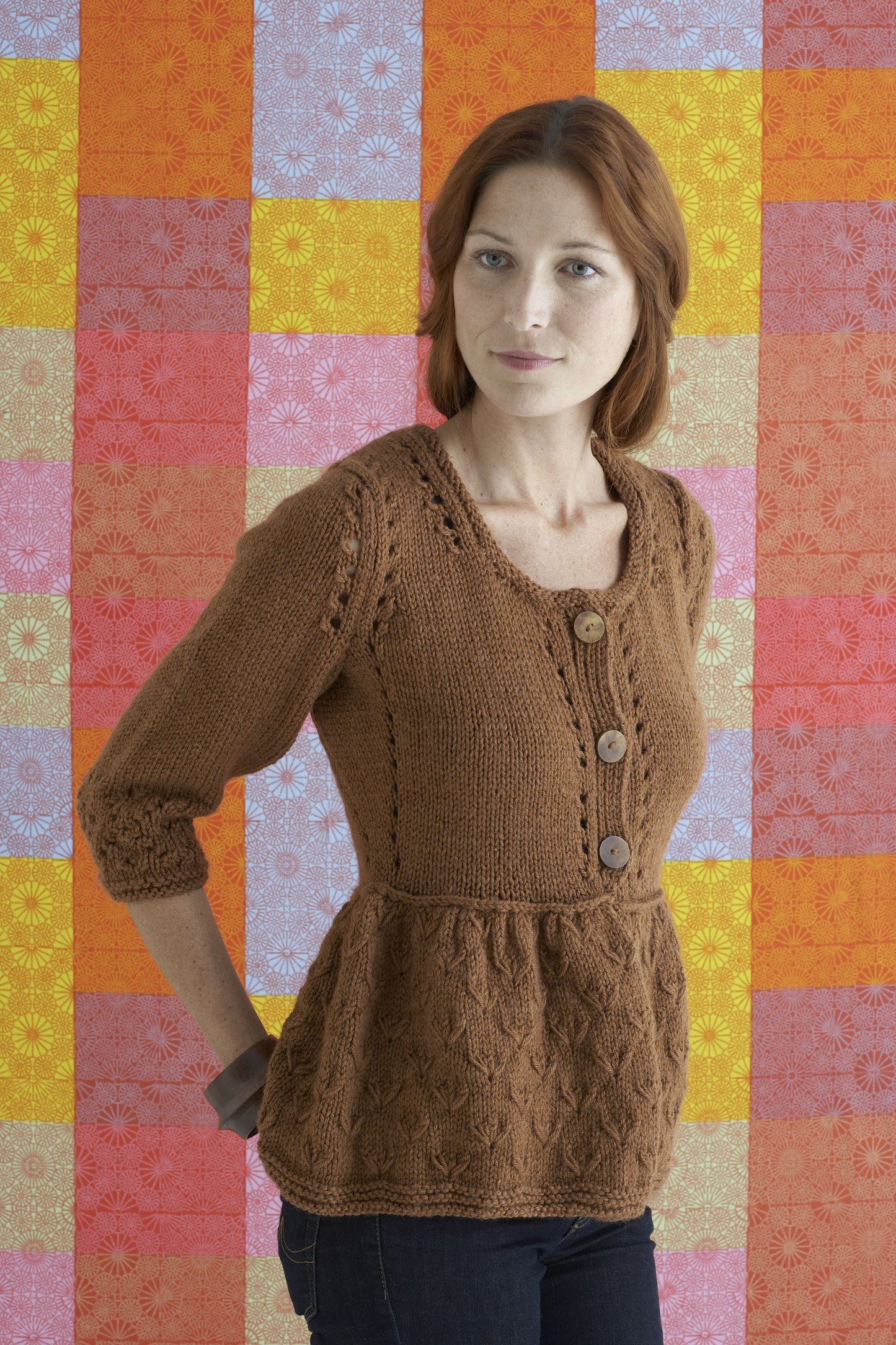 Peplum Cardigan (Knit)